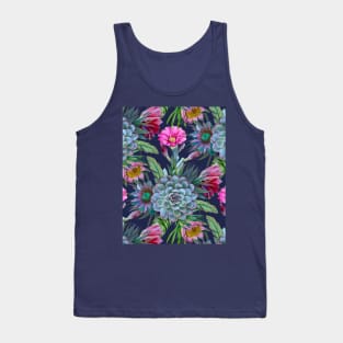 Succulents flower garden Tank Top